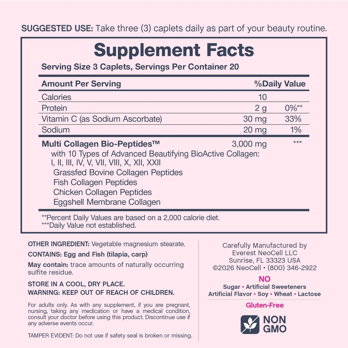 Multi Collagen Advanced, 60 Caplets