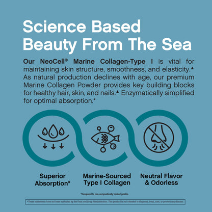 Marine Collagen Bio-Peptides, 8 oz (226 g) Powder
