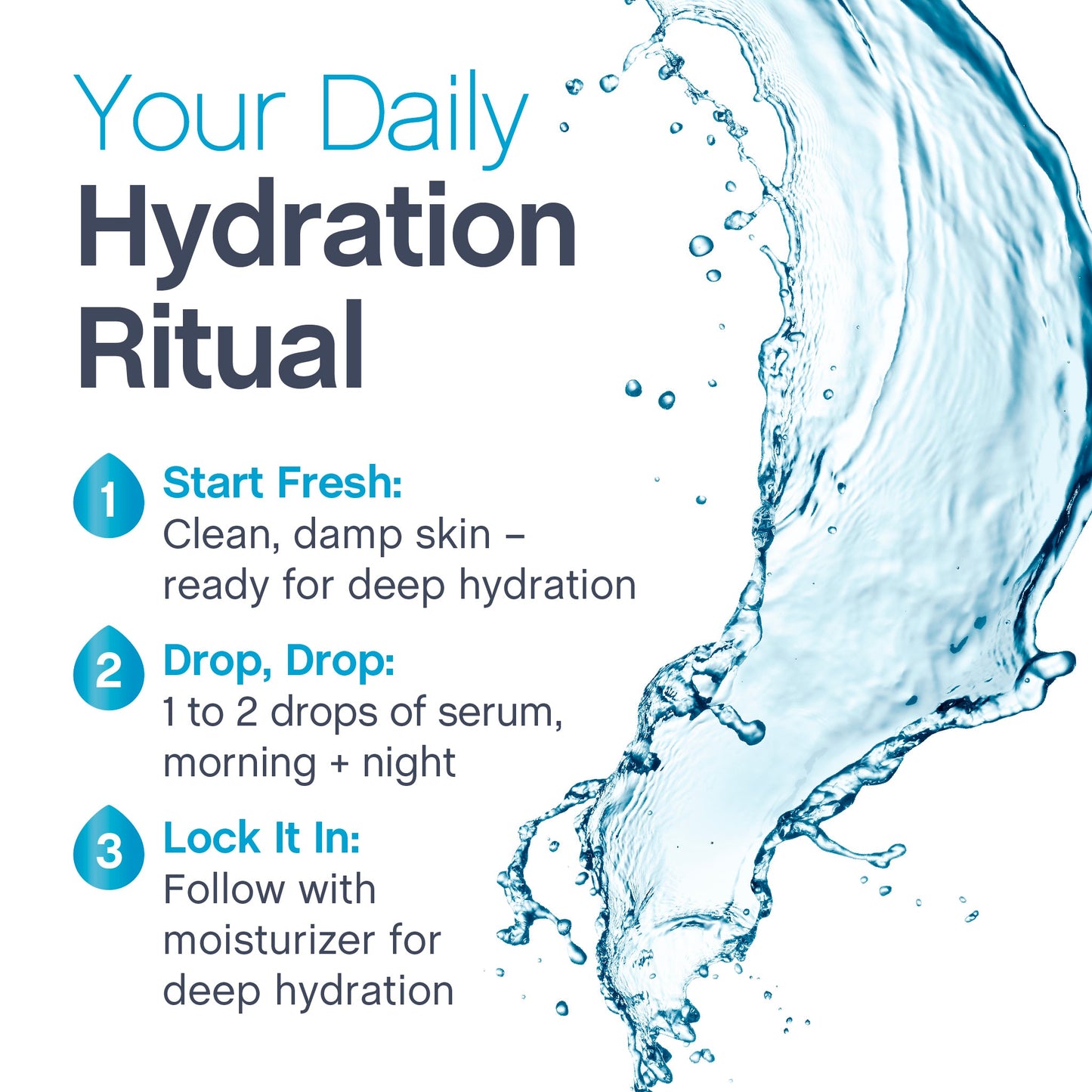 Hyaluronic Acid Hydration Serum, 2 fl oz (59 mL) Dropper Bottle