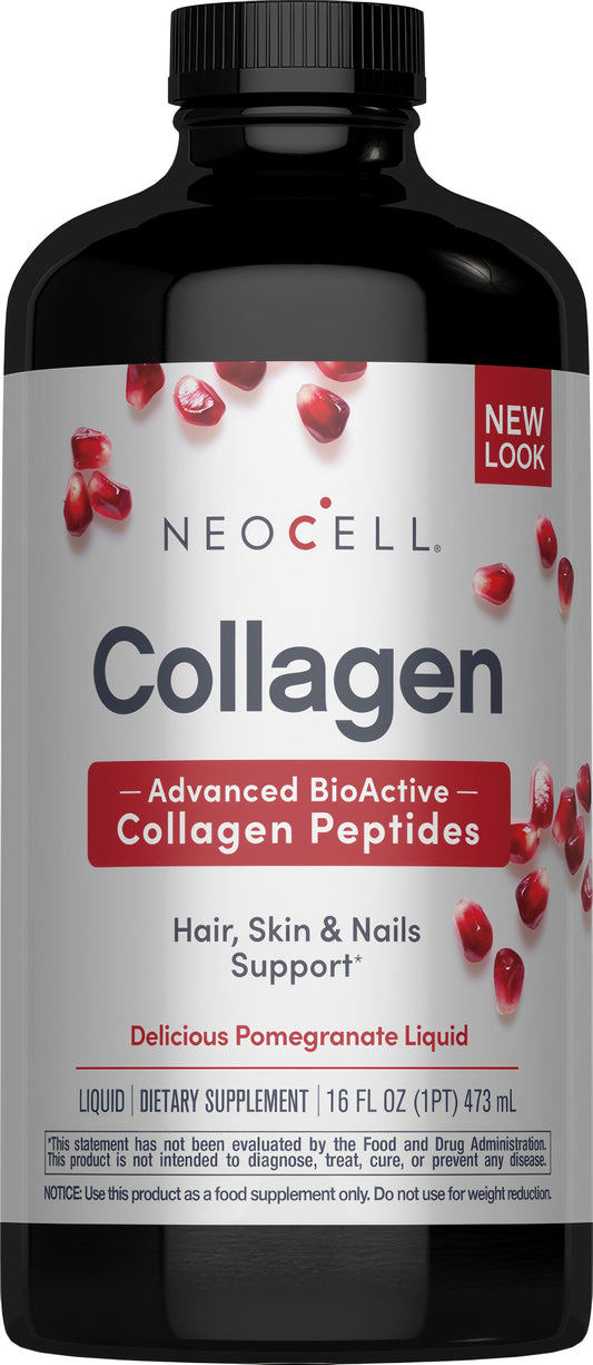 Collagen Liquid Pomegranate Flavor, 16 fl oz (473 mL) Liquid