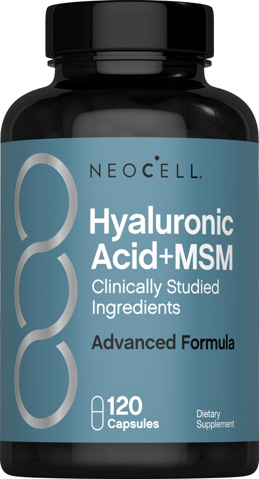 Hyaluronic Acid + MSM, 120 Capsules