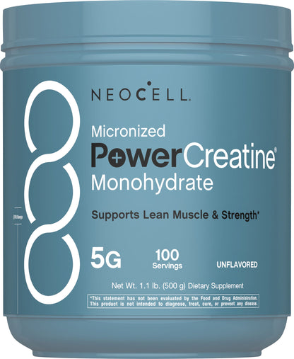 Power Creatine® Monohydrate Micronized, 1.1 lb (500 g) Bottle