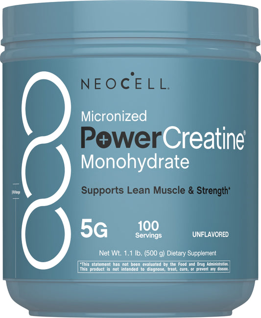Power Creatine® Monohydrate Micronized, 1.1 lb (500 g) Bottle